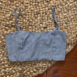 Brandy Melville Cropped barrette top
